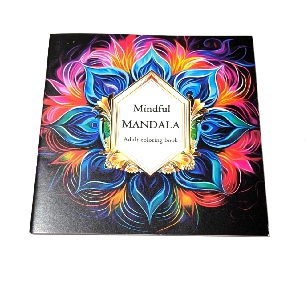 New Mandala Flower Series Adult Colouring Book